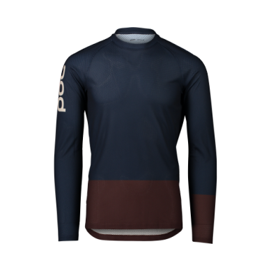 MAGLIA CICLISMO POC M'S MTB PURE LS JERSEY 52844 NAVY BROWN.png